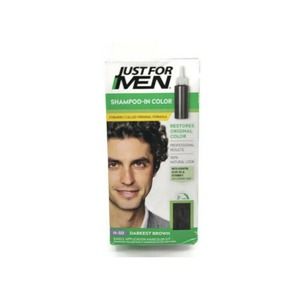 Just For Men Shampoo In Hair Color H-50 Darkest Brown New Unopened